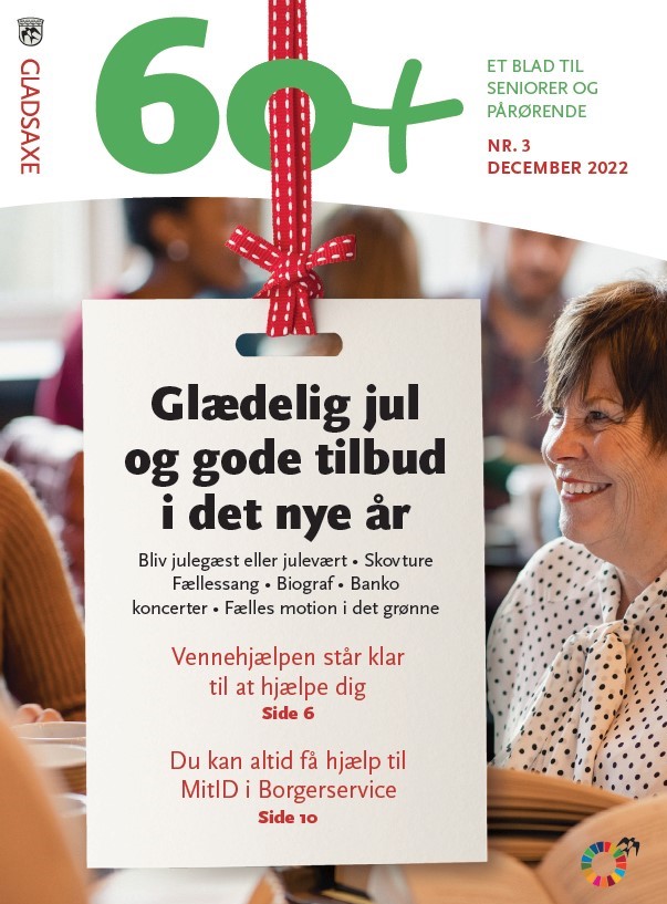Forsiden af seniorbladet 60+ december 2022